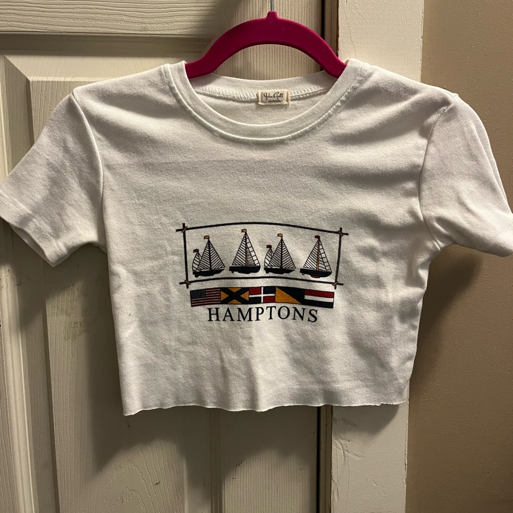John Galt Brandy Melville Cropped Tee